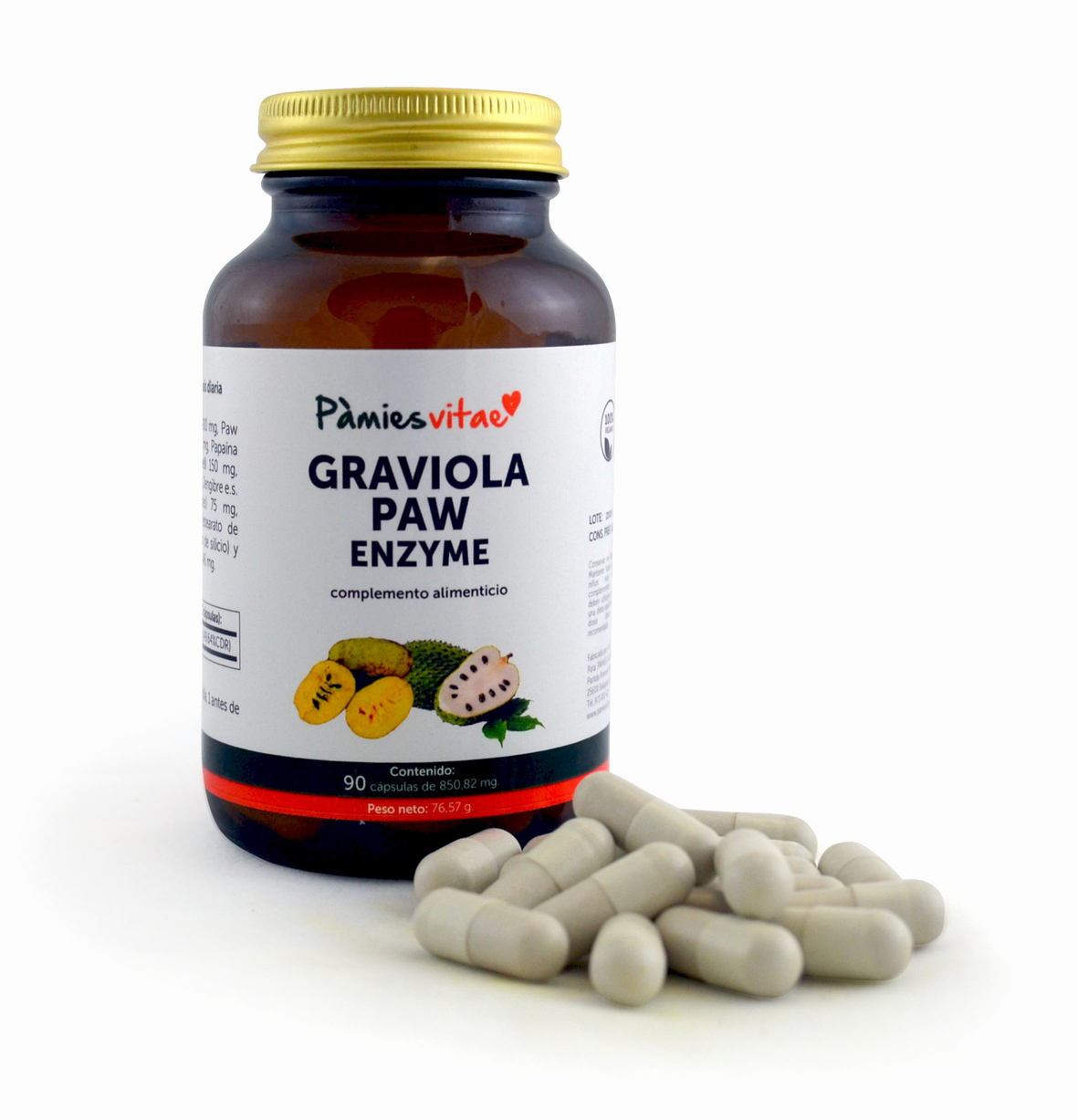Graviola Paw Enzyme PV (90 cápsulas)