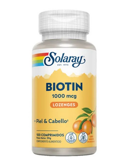 Biotin Piel y Cabello Solaray