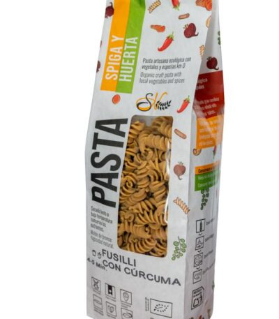 Fusilli con cúrcuma artesanal – Espiga Negra