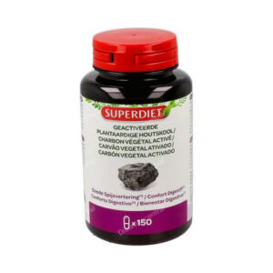 Carbón activo (Superdiet) 150 capsulas